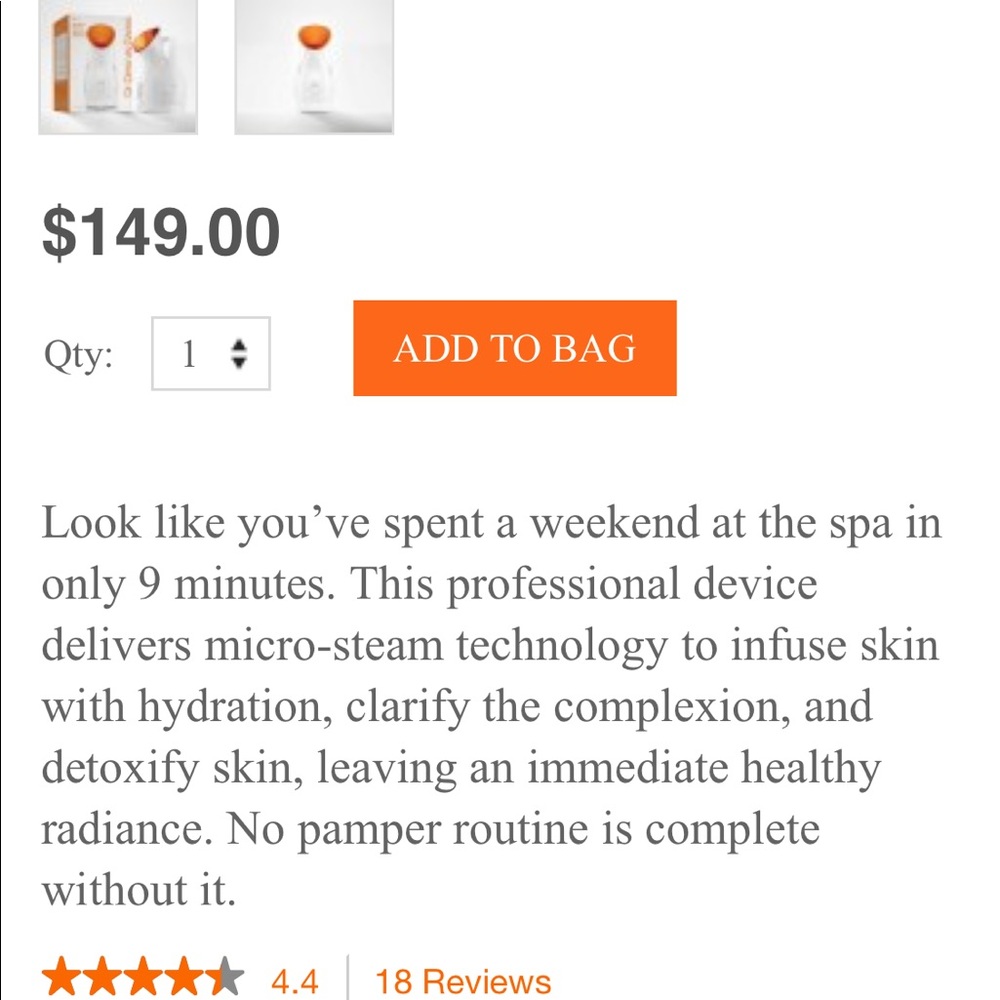Dr Dennis gross pro facial steamer.